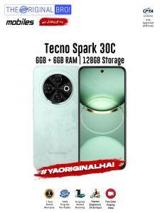 Tecno Spark 30C - 6GB RAM - 128GB Storage - PTA Approved - 12 Months Warranty - Green - The Original Bro Mobiles - TOB41